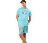 T-shirt and Shorts Pyjamas Admas Snoopy Van Peanuts Bleu M