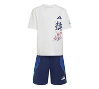 T-shirt and shorts set adidas Marvel Spider-Man Blanc 3/4 years
