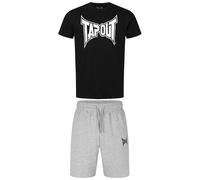 Tapout Walker Short Sleeve Set Black,Grey 3XL