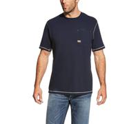T-shirt Ariat Rebar Workman Bleu S