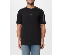 Armani Exchange Men's Short Sleeve Round Collar Front Logo T-Shirt, Black, L