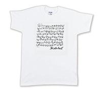 T-Shirt Bach white M: Clothing