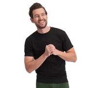 Bamboo Basics - Men's Bamboo T-Shirt - Ruben - Crew Neckline - 2 Pack - Extra Long - Extra Soft and Breathable - Black