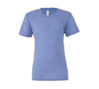 Bella + Canvas Mens Triblend Short-Sleeve T-Shirt - Blue Triblend Large