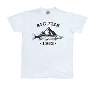 T-shirt Big Fish Pike Moutain Blanc S
