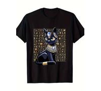 T Shirt BIGRTALL Men's Plus Size 100% Cotton Sunset Rider Graphic Print Street Style Casual Short Sleeve Tee, Regular Fit All Multicolor
