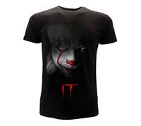 T-Shirt Black Clown IT Clown Face Stephen King Official Original Film 2017