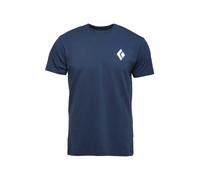 Black Diamond Equipment For Alpinist Short Sleeve T-Shirt Navy Blue - XS