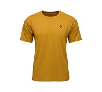 Black Diamond - Lightweight breathable T-shirt - M Distance SS Tech Tee Amber for Men - Size M - Yellow Yellow M