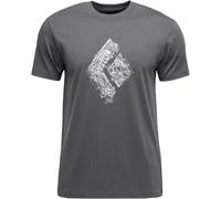 Black Diamond - Engineered Diamond S/S Tee - T-shirt size XS, grey
