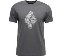 Black Diamond Engineered Diamond Short Sleeve T-shirt Grey L Men