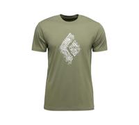 Black Diamond Engineered Diamond Short Sleeve T-shirt Green M Man
