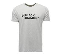 Black Diamond Mini Stacked Short Sleeve T-Shirt Light Grey - M