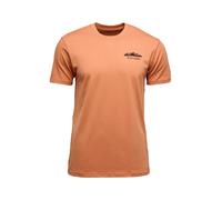 Black Diamond - Mountainscape S/S Tee - T-shirt size XL, orange