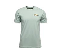 Black Diamond Mountainscape Short Sleeve T-Shirt Agave Blue - XS