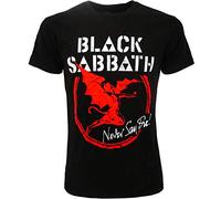 T-Shirt Black Sabbath Original Never Say Die Official Black T-shirt Heavy Metal Since 1968 - Black - XL