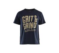 T-shirt Blaklader Limited Grit & Grind Bleu XS