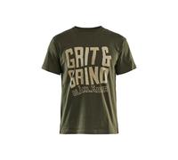 T-shirt Blaklader Limited Grit & Grind Vert M