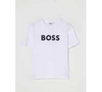 Boss J25p24 Short Sleeve T-shirt White 10 Years Boys,Girls