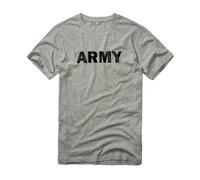 Brandit Army T-Shirt, grey mottled, size 4XL