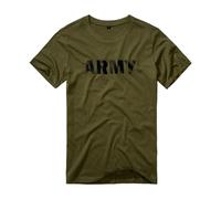Brandit Army T-Shirt, green, size S for Men