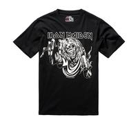 Brandit Iron Maiden Eddy Glow T-Shirt Mens Rock Metal Casual Summer Black
