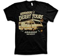 T-Shirt Breaking Bad-Heisenberg'S Desert Tours Camper Man Jersey Black XL