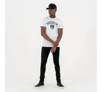 New Era Nba Regular Brooklyn Nets Short Sleeve T-shirt White M Men