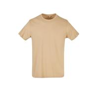 Build your Brand Men's Basic Round Neck T-Shirt, Unionbeige, S