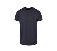 Build Your Brand Men's T-Shirt Basic Round Neck Navy 5XL