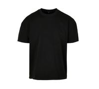 Build Your Brand Men's T-Shirt Ultra Heavy Cotton Box Tee Black Medium