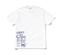 T-shirt Butter Goods Don't Be Scared Blanc L