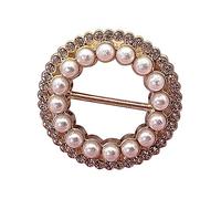 T Shirt Clip Clothing Corner Knotted Button Pearl Rhinestone Star Circle Buckle Shirt Round Shirt Silk Scarf Clip Clear For Women, one size, As described