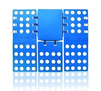 T Shirt Clothes Folder T-Shirt Folding Board Flip Fold Laundry Organizer Easy and Fast for Kid and Adult To Fold Clothes Blue