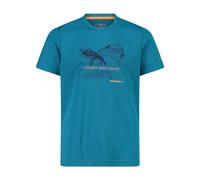 T-shirt color block child CMP Bleu 4 ans