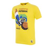 T-shirt Copa Football Brazil World Championship 1950 Yellow M