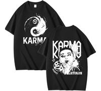 T-Shirt Cotton Blouse Unisex Skzoo SKZ Karma Tshirt Bang Chan Chanbin Lee Know Hyunjin Han Felix Seungmin I.N Fans Round Neck Looser Short Sleeve Top