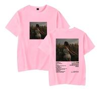 T-shirt Cotton Song Madison Beer Album Merchandise Printed T-Shirt Unisex Fashion Funny Casual Streetwear Men's Women's T-Shirt XS-3XL-Pink||L