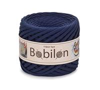 T-Shirt Cotton Yarn Fabric Knitting Yarn Spaghetti Yarn Craft 110 Yards for Hand DIY Crocheting Projects 5-7 mm Blue Sapphire
