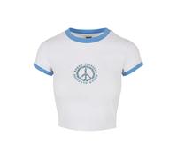 T-shirt court stretch jersey woman Urban Classics Blanc 4XL