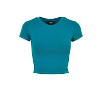 T-shirt court stretch jersey woman Urban Classics Vert XL