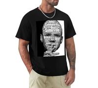 T-Shirt Cute Clothes Mens Workout Bronski Beat Typeface Harajuku Mans Black S