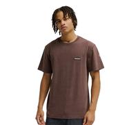T-shirt DC Shoes Patch It Washed Marron 2XL