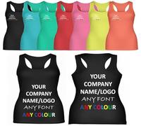 T-SHIRT DESIGN STUDIO Personalized Embroidery or Print Design on Classic Fit Unisex Athletic Cotton Vest for Gym Workout Running | Sleeveless Performance Tank Top Shirt | Durable & Breathable