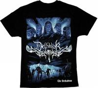 T-Shirt Dethklok Melodic Death Metal Band from The USA Metal Band Nation Cartoon Short Sleeves T-Shirt Men Clothing Black