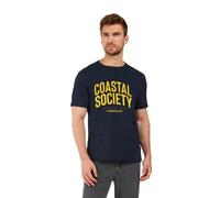 T-shirt Didriksons Harald Coastal Society Bleu S