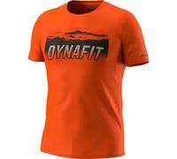 Dynafit Transalper Graphic Short Sleeve T-Shirt Intense Orange Black - S