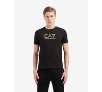 T-shirt EA7 Gold Label short sleeve black gold - M