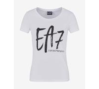 T-shirt EA7 Logo Series Graphic short sleeve white black pure Women - M