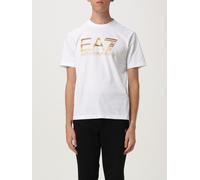 EA7 Logo Series T-shirt short sleeve white gold - L